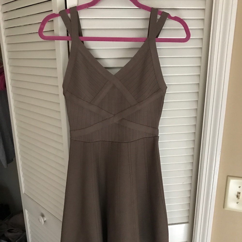 Guess fit and flare bandage dress